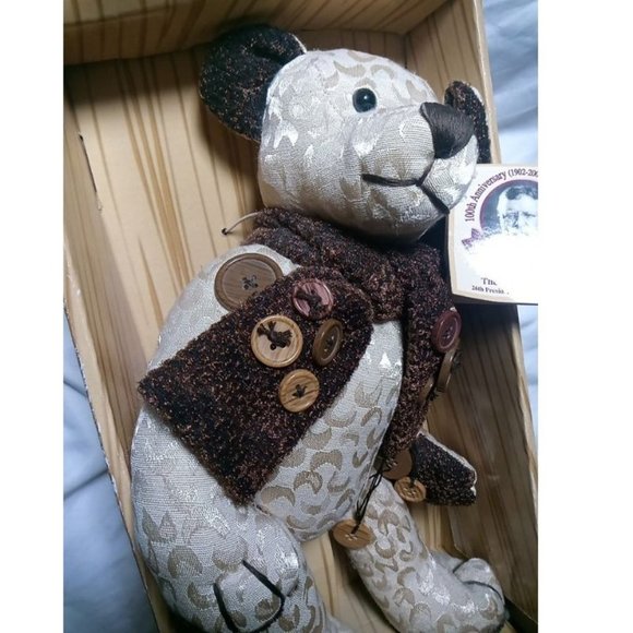 Theodore Roosevelt Teddy's Teddy 100th Anniversary 1902- 2002 Limited Edition - Picture 4 of 9